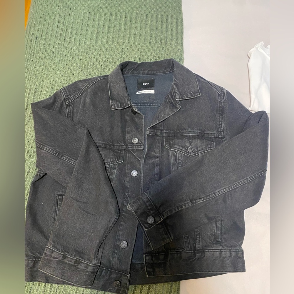 Urban Outfitters BDG black denim jacket, size medium